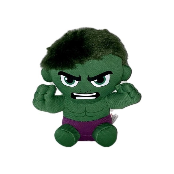 Ty Other - Marvel The‎ Incredible HULK 7" Stuffed Toy, TY Beanie, Avengers Hero Merch